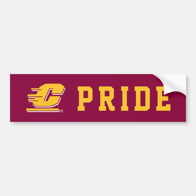 Central Michigan University Bumper Sticker (Front)