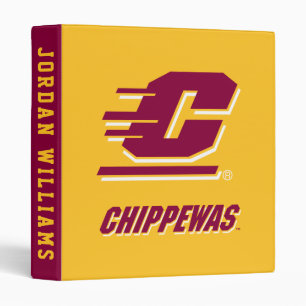 Central Michigan University Chippewas 3 Ring Binder