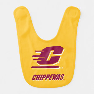 Central Michigan University Chippewas Baby Bib