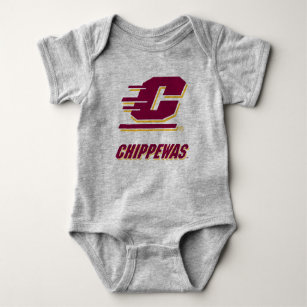 Central Michigan University Chippewas Baby Bodysuit