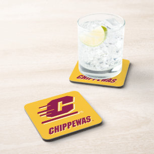 Central Michigan University Chippewas Beverage Coaster