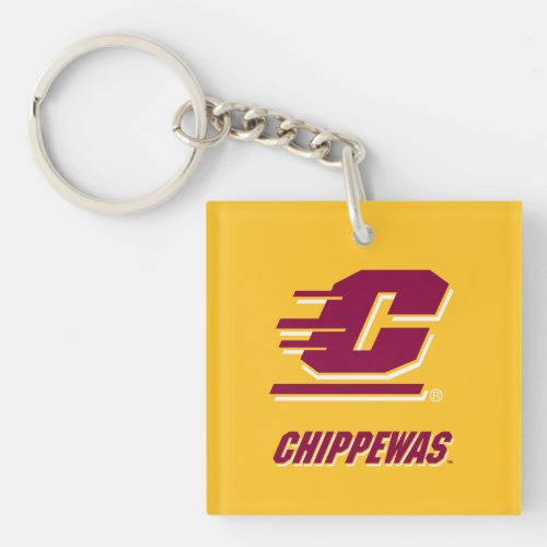 Central Michigan University Chippewas Keychain