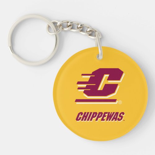 Central Michigan University Chippewas Keychain