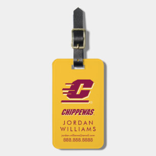Central Michigan University Chippewas Luggage Tag