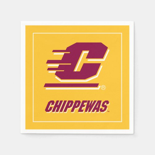 Central Michigan University Chippewas Napkins