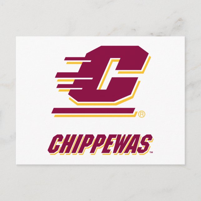 Central Michigan University Chippewas Postcard (Front)