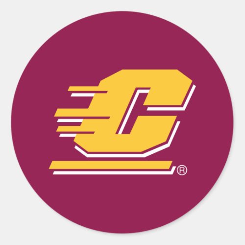 Central Michigan University Classic Round Sticker