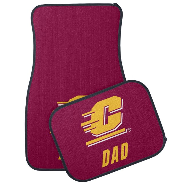 Central Michigan University Dad Car Floor Mat (Set)