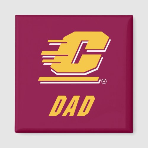 Central Michigan University Dad Magnet