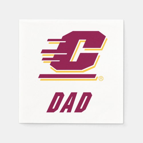 Central Michigan University Dad Napkins