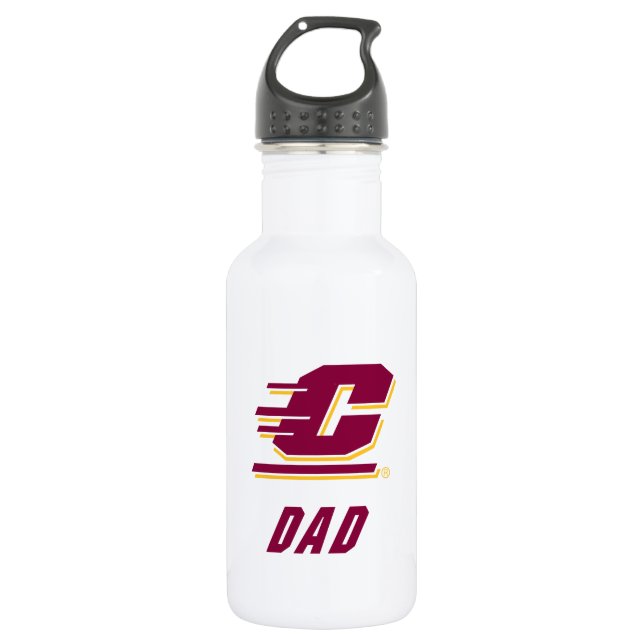 Central Michigan University Dad Stainless Steel Water Bottle (Front)