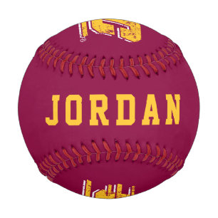 Central Michigan University Distressed Baseball