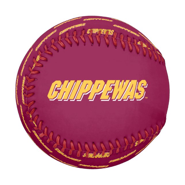 Central Michigan University distressed Baseball (Front Left)