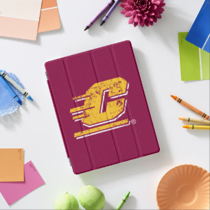 Central Michigan University Distressed iPad Smart Cover