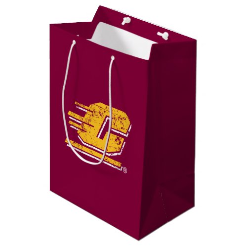 Central Michigan University Distressed Medium Gift Bag