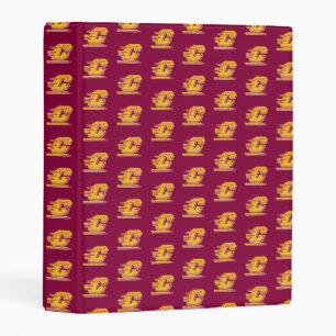 Central Michigan University Distressed Mini Binder