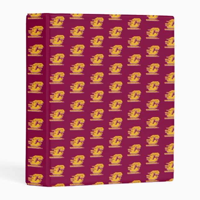 Central Michigan University Distressed Mini Binder (Front/Spine)