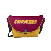 Central Michigan University distressed Small Messenger Bag