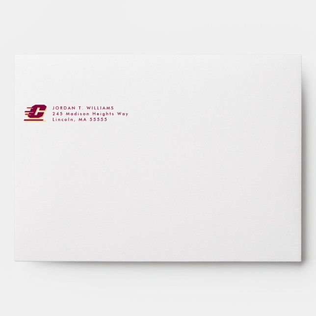 Central Michigan University Envelope (Front)