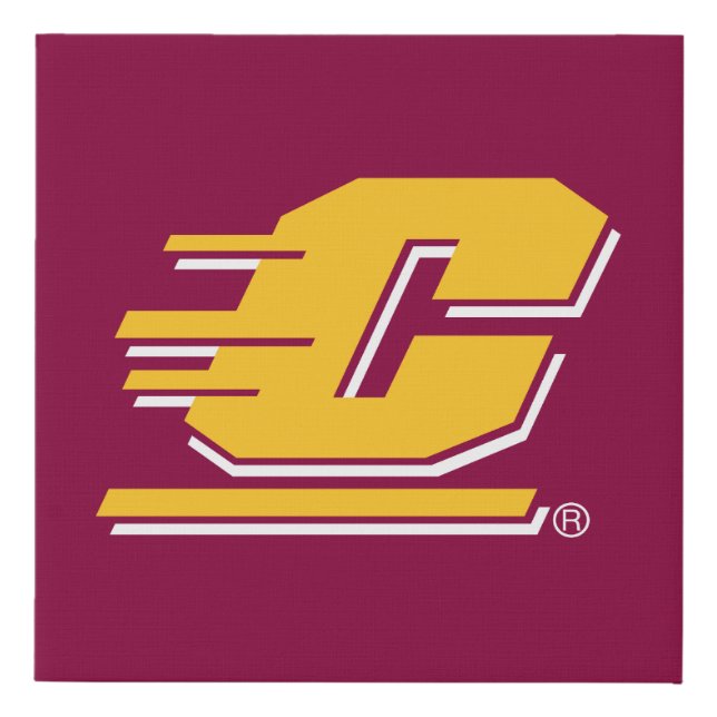 Central Michigan University Faux Canvas Print (Front)