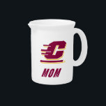 Central Michigan University Mom Beverage Pitcher<br><div class="desc">Check out these Central Michigan designs! Show off your CMU pride with these new University products. These make the perfect gifts for the Central Michigan University student, alumni, family, friend or fan in your life. All of these Zazzle products are customizable with your name, class year, or club. Go Chippewas!...</div>