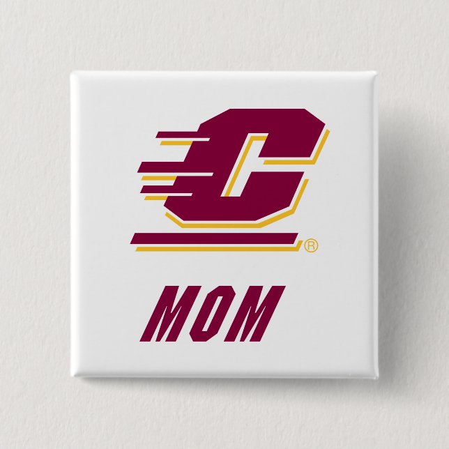 Central Michigan University Mom Button (Front)