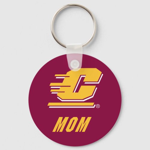 Central Michigan University Mom Keychain