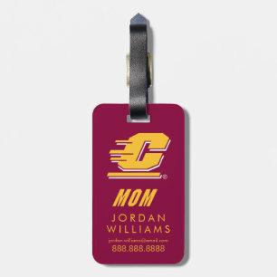 Central Michigan University Mom Luggage Tag