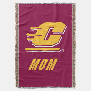 Central Michigan University Mom Throw Blanket