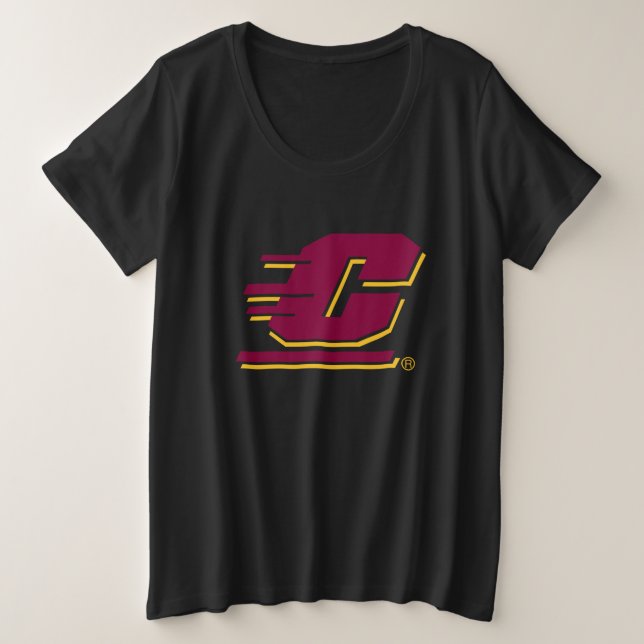 Central Michigan University Plus Size T-Shirt (Design Front)