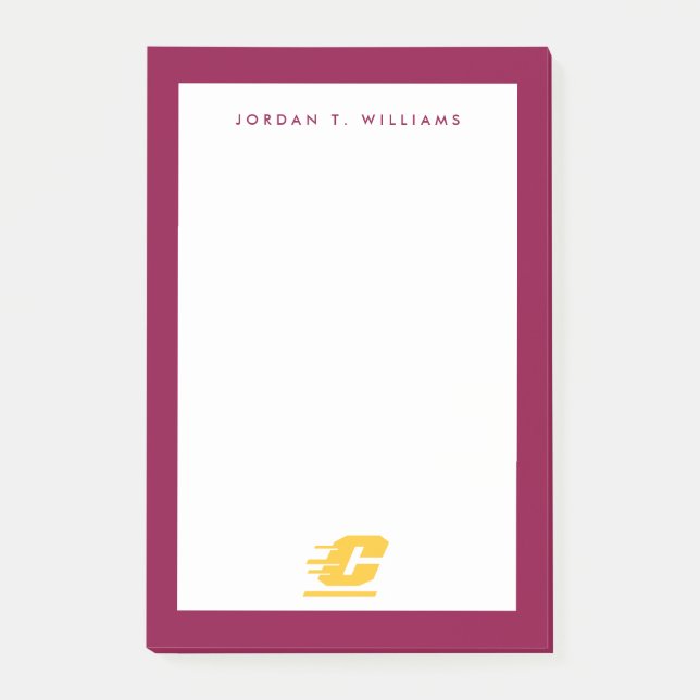 Central Michigan University Post-it Notes (Front)