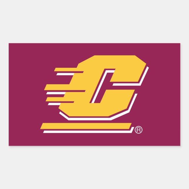 Central Michigan University Rectangular Sticker (Front)
