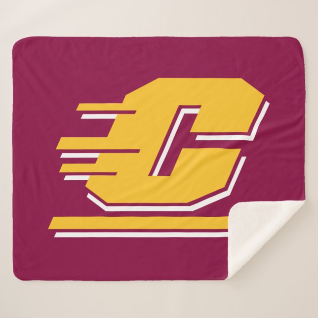 Central Michigan University Sherpa Blanket (Front (Horizontal))