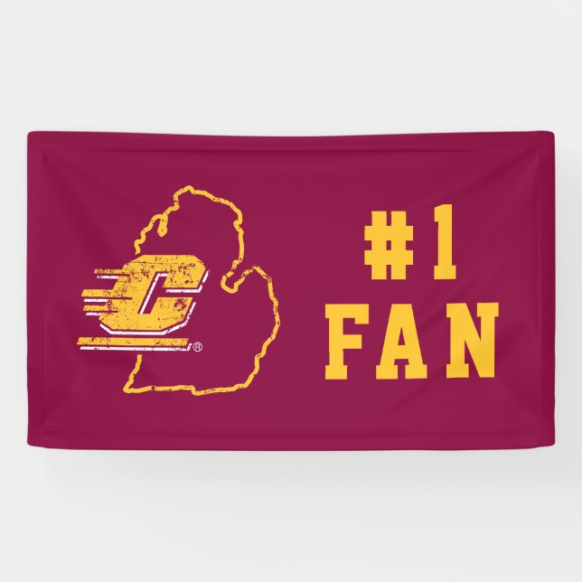 Central Michigan University State Love Banner (Horizontal)