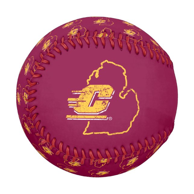 Central Michigan University State Love Baseball (Front Left)