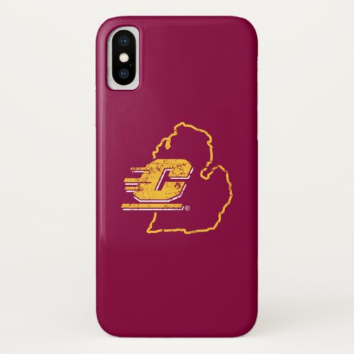 Central Michigan University State Love iPhone X Case