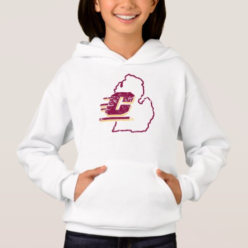 Central Michigan University State Love Hoodie