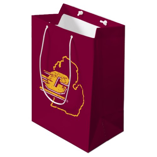 Central Michigan University State Love Medium Gift Bag