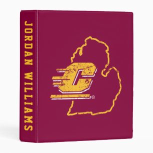 Central Michigan University State Love Mini Binder