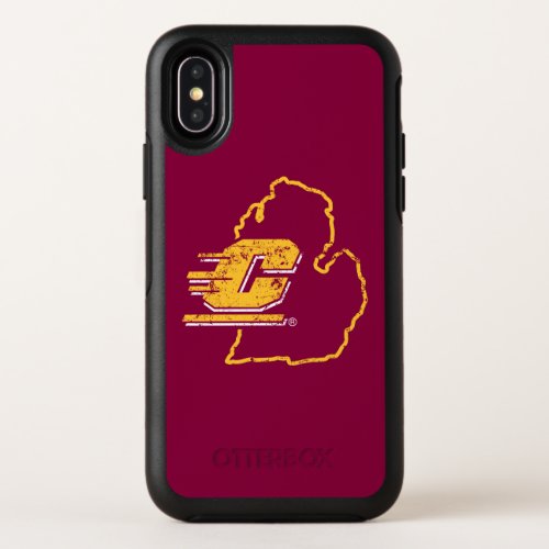 Central Michigan University State Love OtterBox Symmetry iPhone XS Case