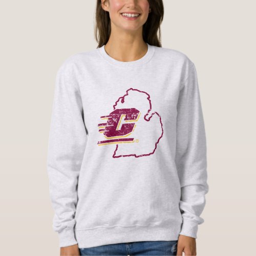 Central Michigan University State Love Sweatshirt