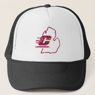 Central Michigan University State Love Trucker Hat