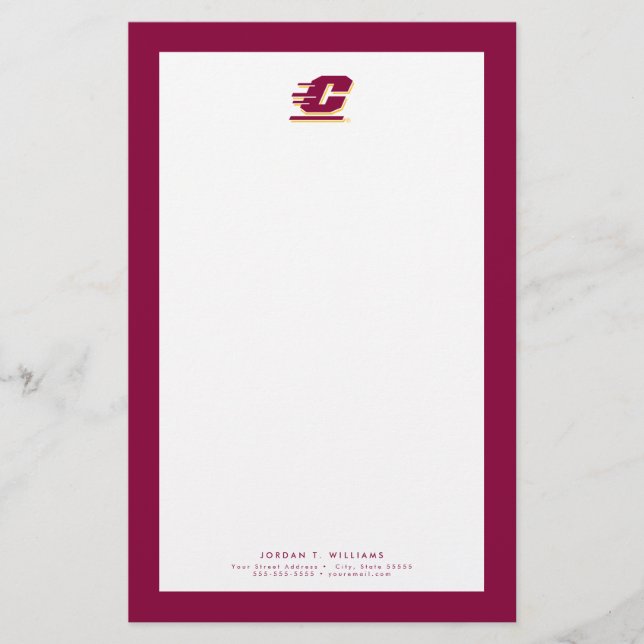 Central Michigan University Stationery (Front)