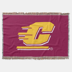Central Michigan University Throw Blanket