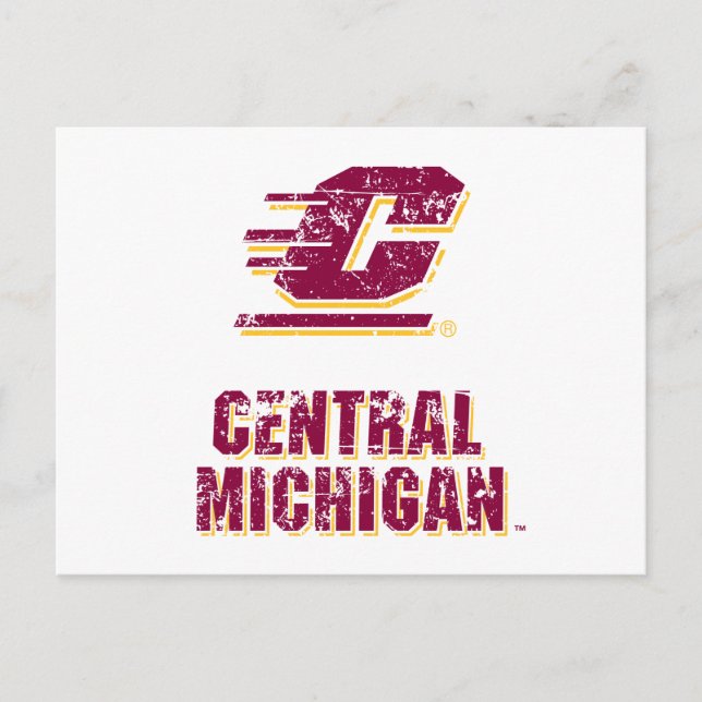 Central Michigan University Vintage Postcard (Front)