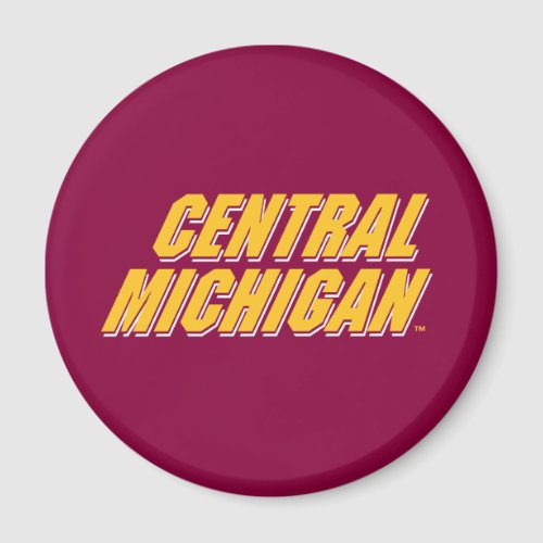 Central Michigan Wordmark Magnet