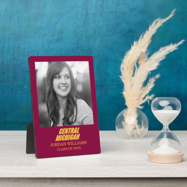 Central Michigan Wordmark Plaque (Side)