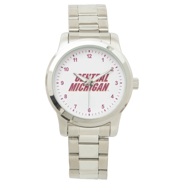 Central Michigan Wordmark Watch (Front)