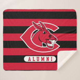 Central Missouri Alumni Stripes Sherpa Blanket