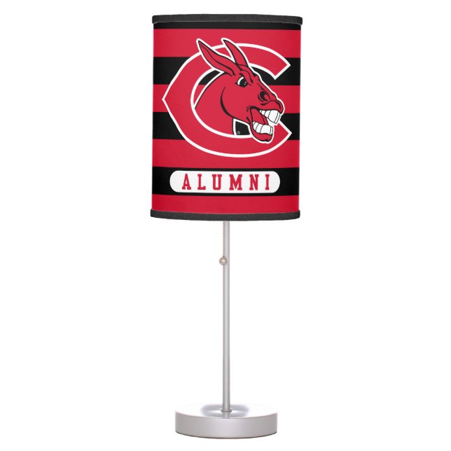 Central Missouri Alumni Stripes Table Lamp (Front)